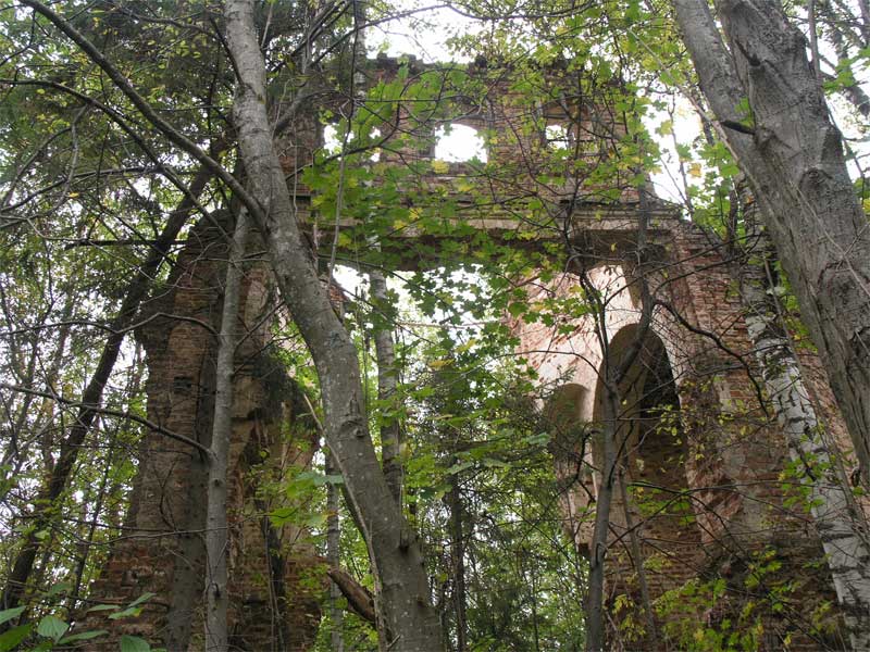 Церковь Воскресения Христова, Колмаково (погост Слободка) (Торопецкий район, Тверская область). фасады
