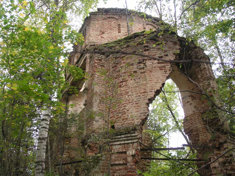 Церковь Воскресения Христова, Колмаково (погост Слободка) (Торопецкий район, Тверская область). фасады