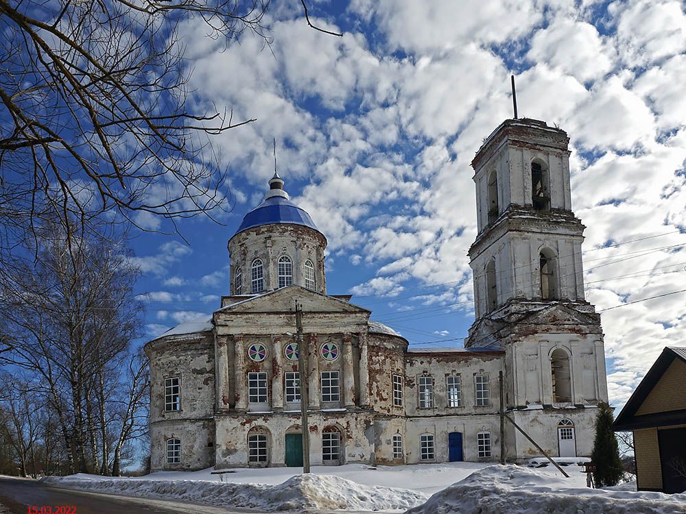 Церковь Космы и Дамиана, Кемцы (Бологовский район, Тверская область). фасады