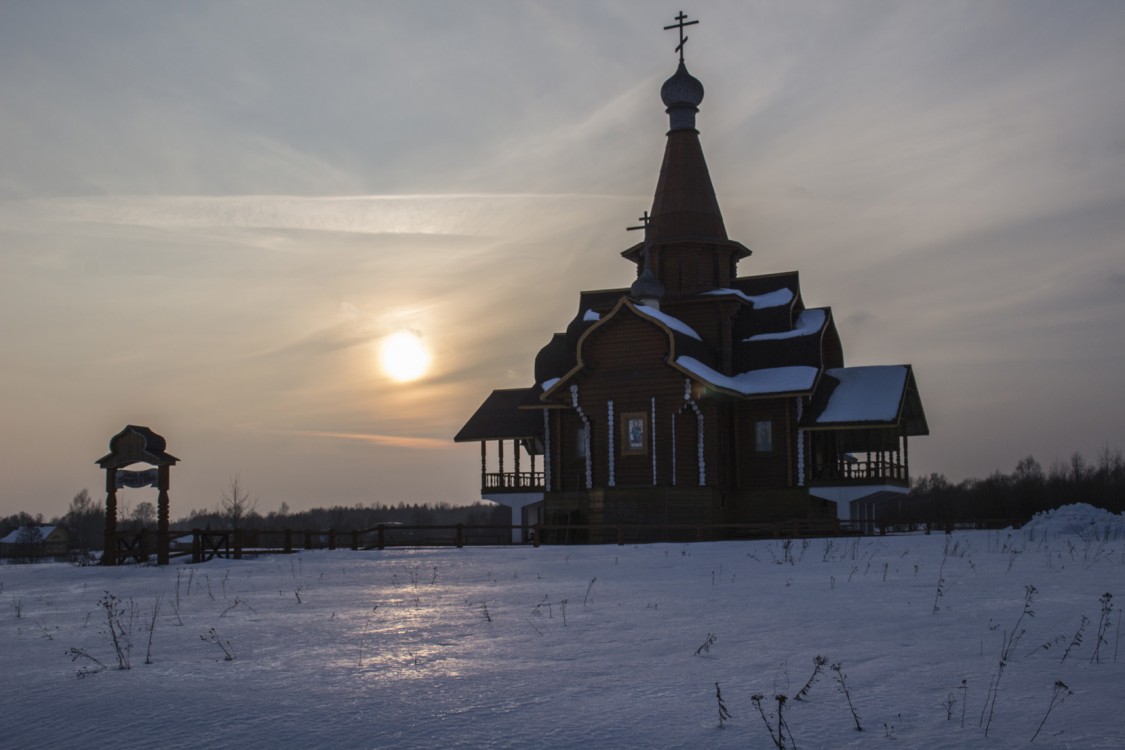 Церковь Германа и Нила Столобенских, Сосницы (Сосница) (Осташковский городской округ, Тверская область). художественные фотографии, Зимняя церковь