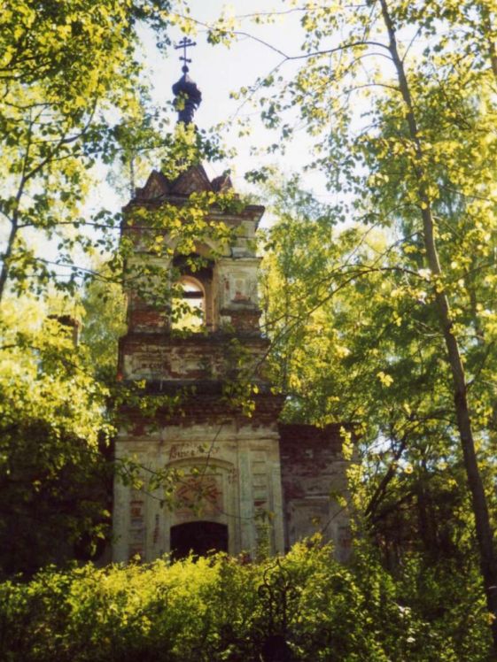 Колокольня церкви Воскресения Христова, Градолюбля (Городолюбля), урочище (Вышневолоцкий район и г. Вышний Волочёк, Тверская область). фасады
