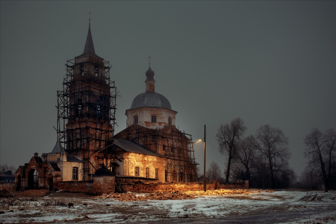 Мосейцево. Церковь Сергия Радонежского. художественные фотографии