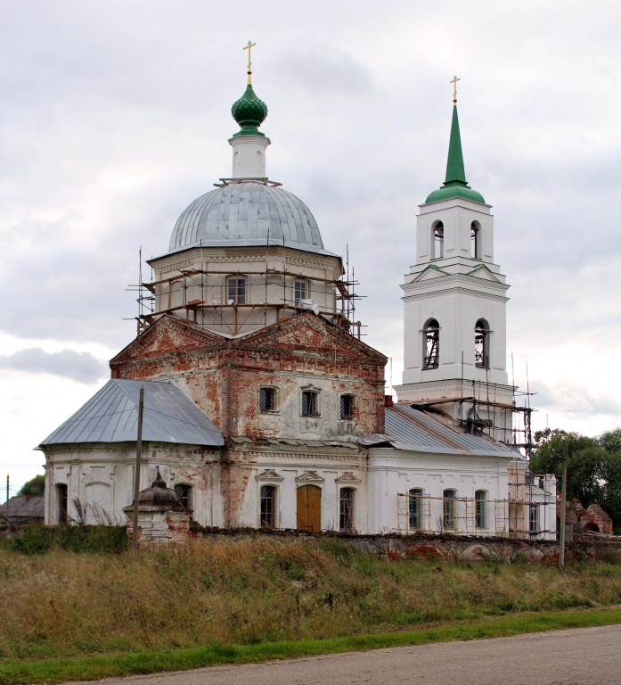 Церковь Сергия Радонежского, Мосейцево (Ростовский район, Ярославская область). фасады