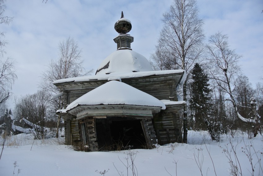 Церковь Вознесения Господня, Вершина (Тордокса) (Вожегодский район, Вологодская область). фасады