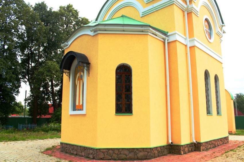 Церковь Михаила Архангела, Мякишево (Александровский район, Владимирская область). архитектурные детали, Апсида, вид с севера