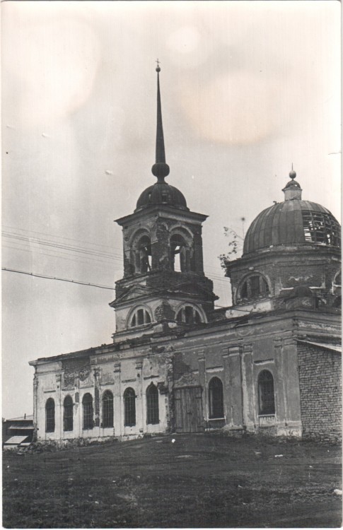Церковь Илии Пророка, Огневское (Каслинский район, Челябинская область). архивная фотография, Фото советского периода с сайта Ognevskoe.ru