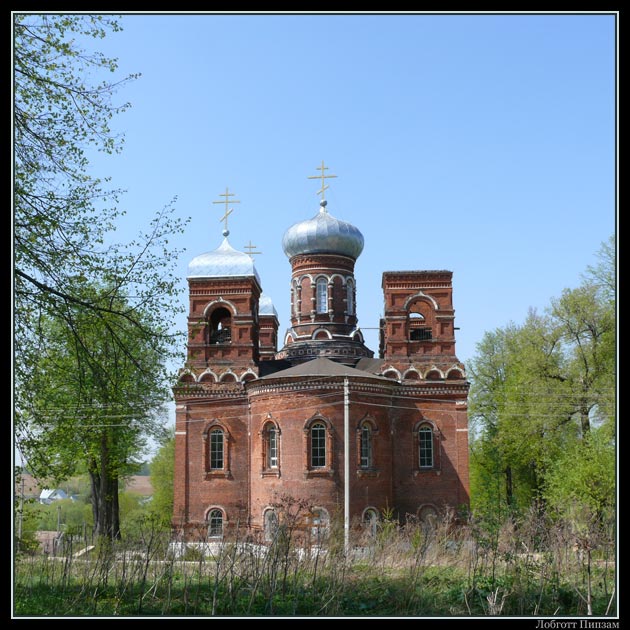 Марьинское. Церковь Покрова Пресвятой Богородицы. фасады