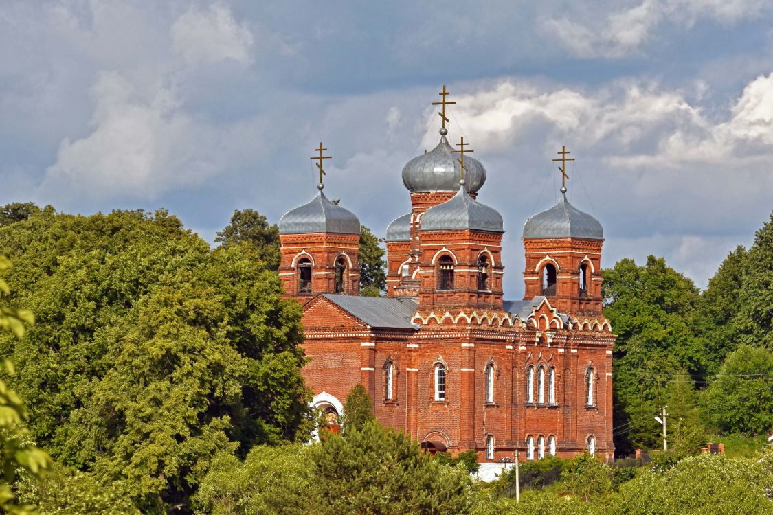 Марьинское. Церковь Покрова Пресвятой Богородицы. фасады