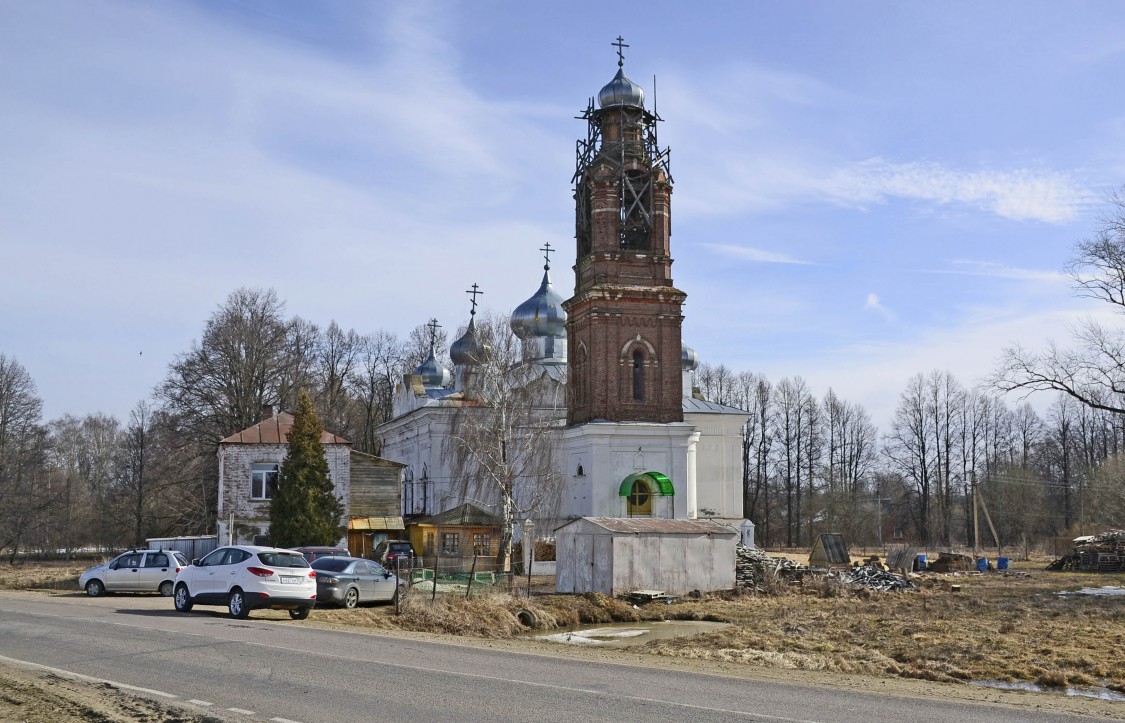 Церковь Преображения Господня (каменная), Бортниково (Ступинский городской округ, Московская область). фасады