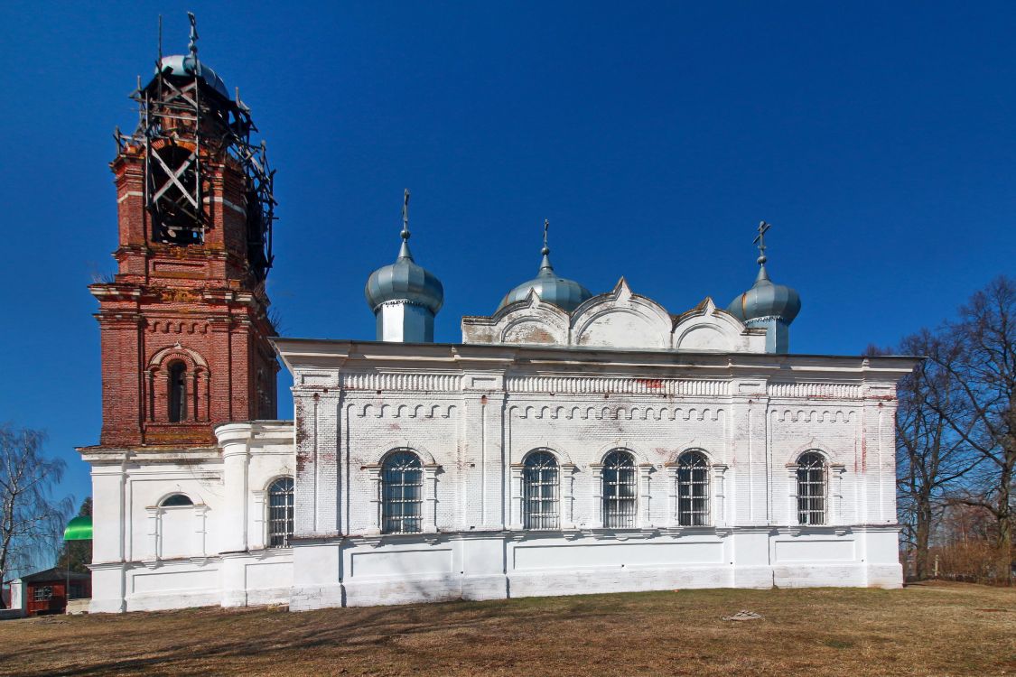 Церковь Преображения Господня (каменная), Бортниково (Ступинский городской округ, Московская область). фасады