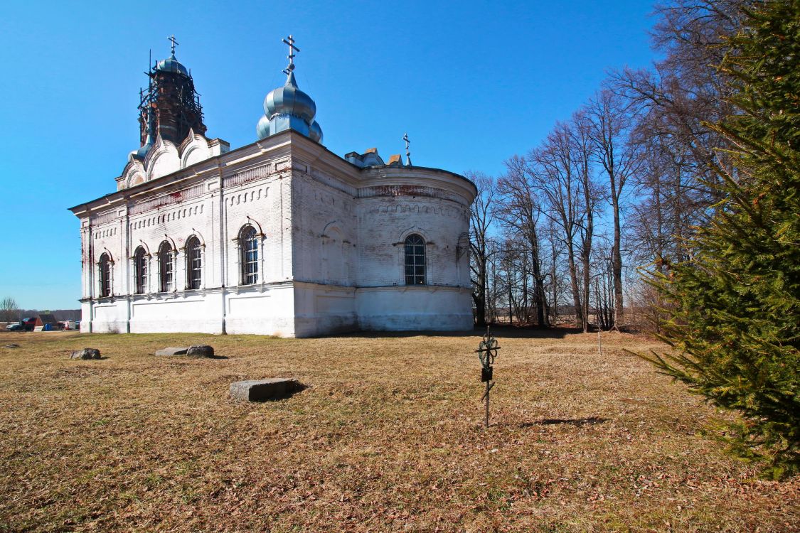 Церковь Преображения Господня (каменная), Бортниково (Ступинский городской округ, Московская область). фасады