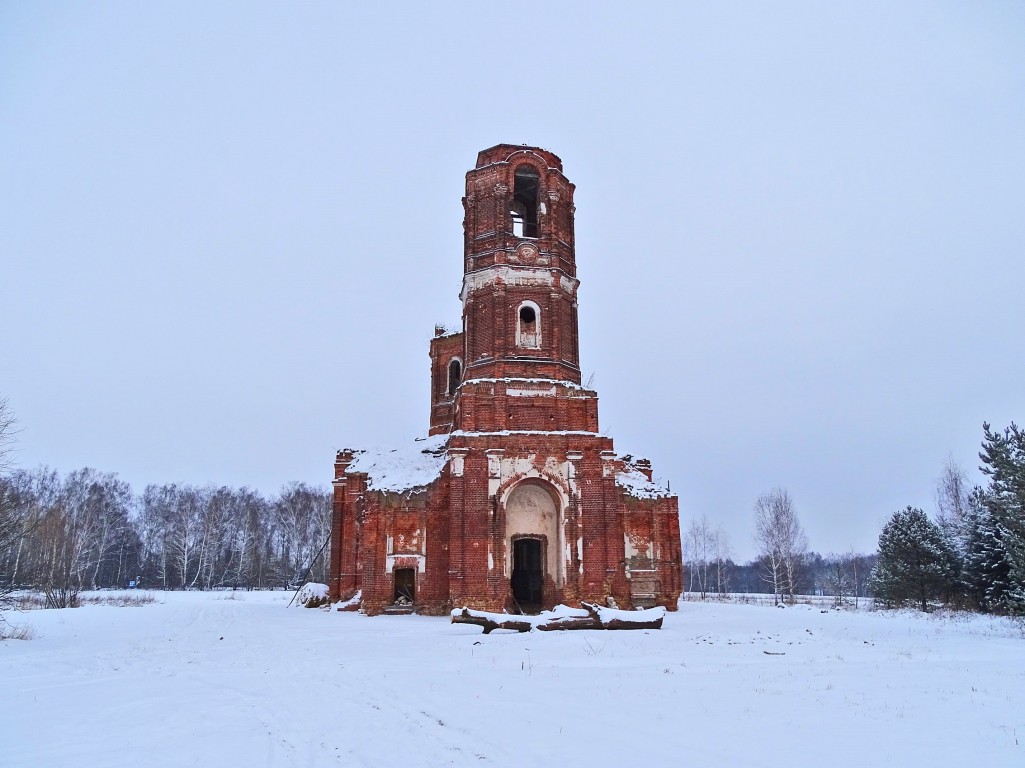 Церковь Рождества Пресвятой Богородицы (каменная), Верховлянь (Ступинский городской округ, Московская область). фасады