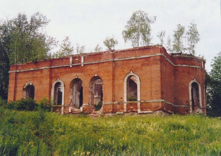 Церковь Рождества Христова в Борзецове (старая), Малино (Ступинский городской округ, Московская область). фасады