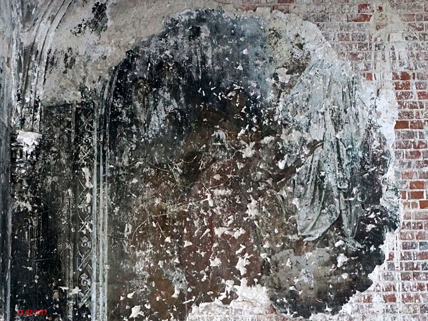 Церковь Рождества Христова в Борзецове (старая), Малино (Ступинский городской округ, Московская область). интерьер и убранство