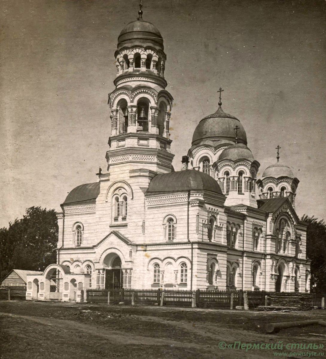 Култаево. Церковь Иоанна Предтечи. архивная фотография, Фотография, выполненная в 1920-х гг.