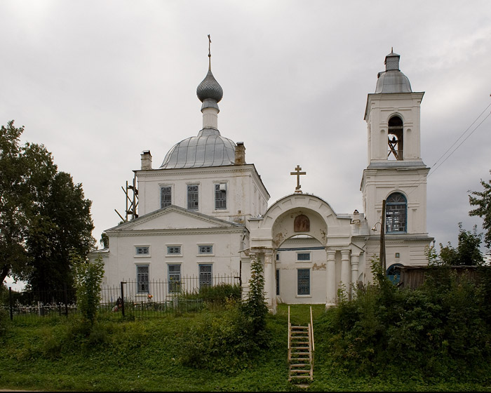 Церковь Николая Чудотворца, Николо-Гора (Первомайский район, Ярославская область). фасады, Северный фасад