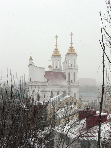 Церковь Воскресения Христова (новая), Витебск (Витебск, город, Беларусь, Витебская область). общий вид в ландшафте