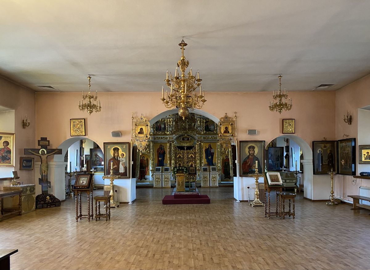 Интерьер, вид от входа, интерьер и убранство. Кафедральный собор Преображения Господня, Якутск (Якутск, город, Республика Саха (Якутия))