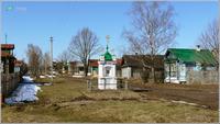 Часовня Тихвинской иконы Божией Матери, Панорама с востока<br>, Шухурдино, Камешковский район, Владимирская область