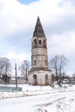 Церковь Рождества Христова, Коза (Первомайский район, Ярославская область). общий вид в ландшафте