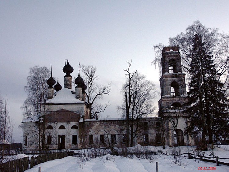Церковь Преображения Господня в Новленском, Новое (Первомайский район, Ярославская область). фасады