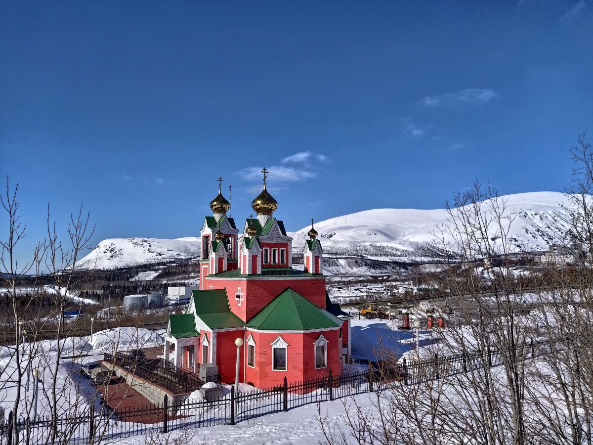Церковь Спаса Нерукотворного Образа, Кировск (Кировск, город, Мурманская область). фасады