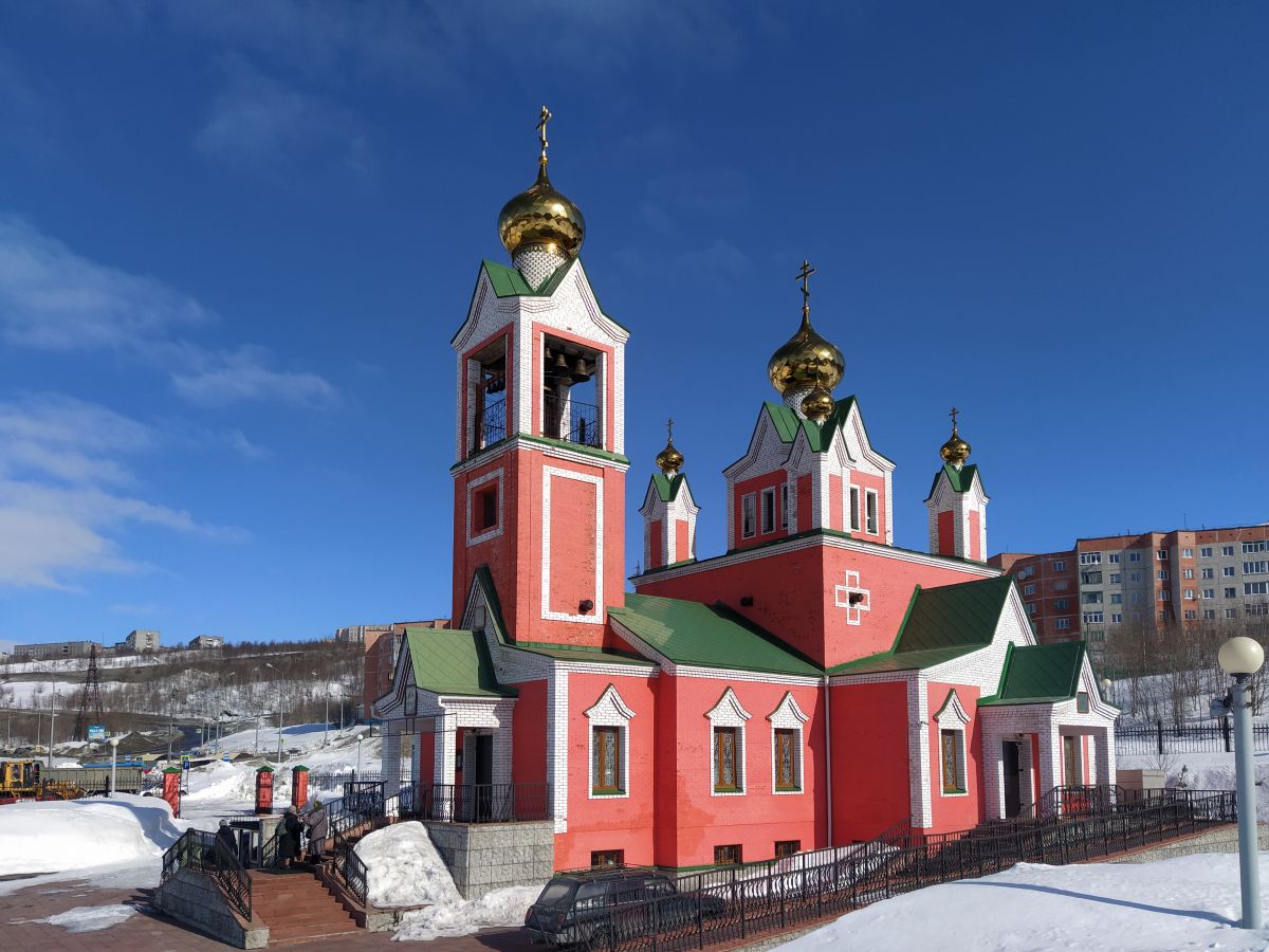 Церковь Спаса Нерукотворного Образа, Кировск (Кировск, город, Мурманская область). фасады