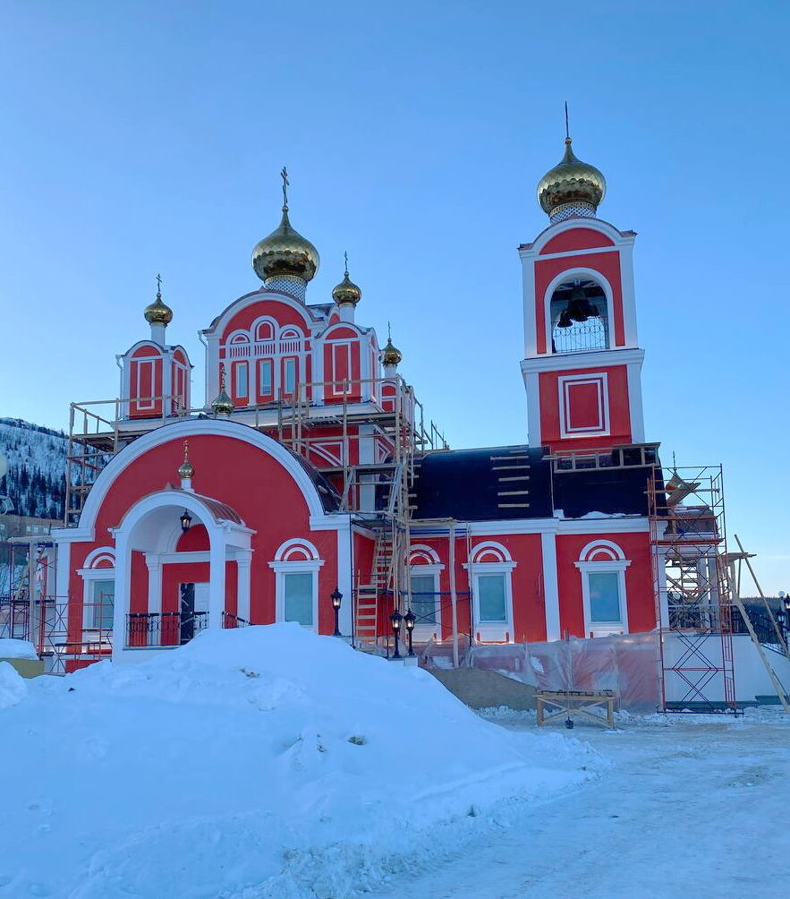Церковь Спаса Нерукотворного Образа, Кировск (Кировск, город, Мурманская область). документальные фотографии