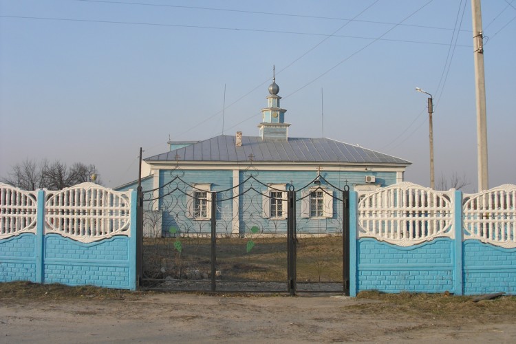 Церковь Димитрия Солунского, Климово (Климовский район, Брянская область). общий вид в ландшафте