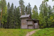 Музей деревянного зодчества. Часовня Троицы Живоначальной из д. Вальтево Пинежского р-на, Вид с севера<br>, Малые Карелы, Приморский район, Архангельская область