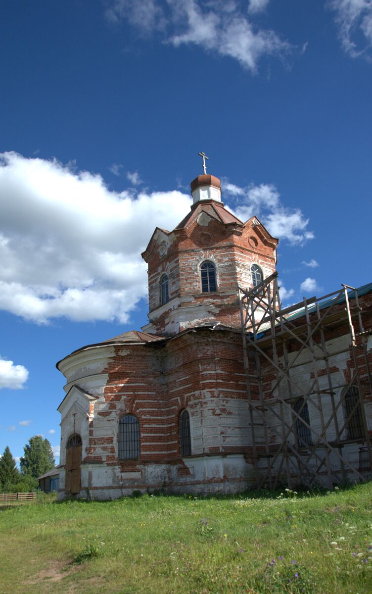 Церковь Димитрия Солунского, Зачачье (Холмогорский район, Архангельская область). архитектурные детали