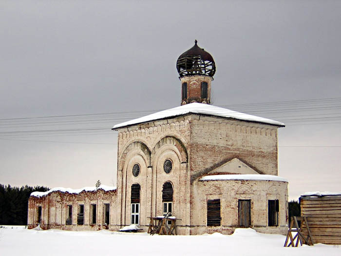 Церковь Николая Чудотворца, Большая Слудка (Красноборский район, Архангельская область). фасады