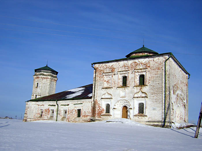 Церковь Димитрия Солунского, Ломоносово (Холмогорский район, Архангельская область). фасады