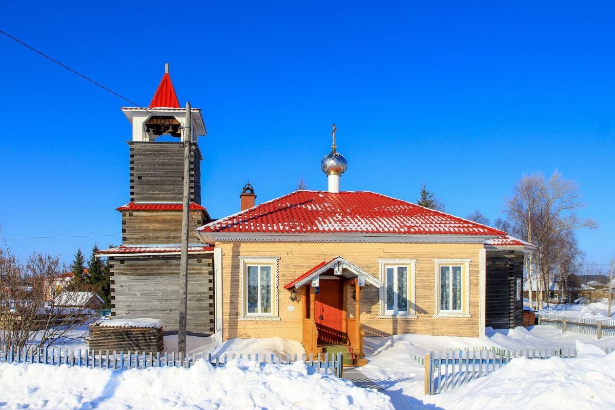 Церковь Михаила Архангела, Ломоносово (Холмогорский район, Архангельская область). фасады