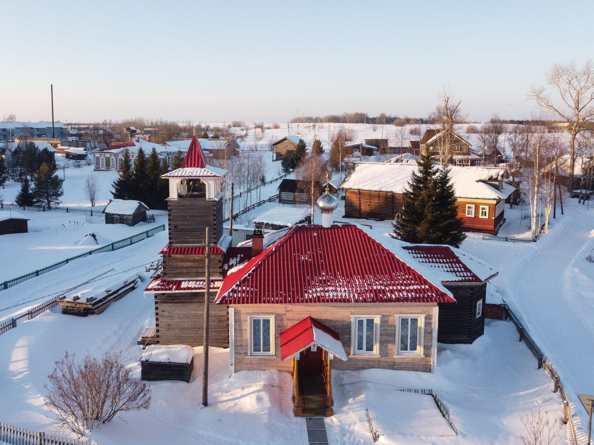 Церковь Михаила Архангела, Ломоносово (Холмогорский район, Архангельская область). фасады