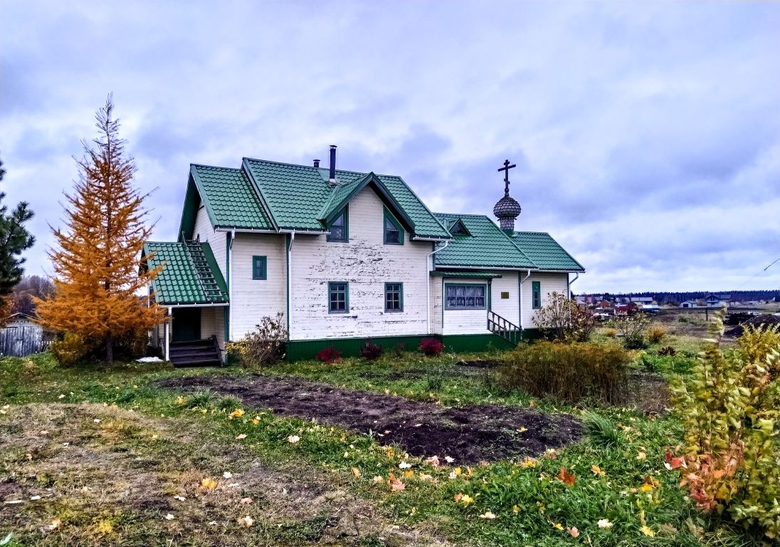 Иоанно-Богословский монастырь. Домовая церковь Николая Чудотворца, Ершовка (Приморский район, Архангельская область). фасады