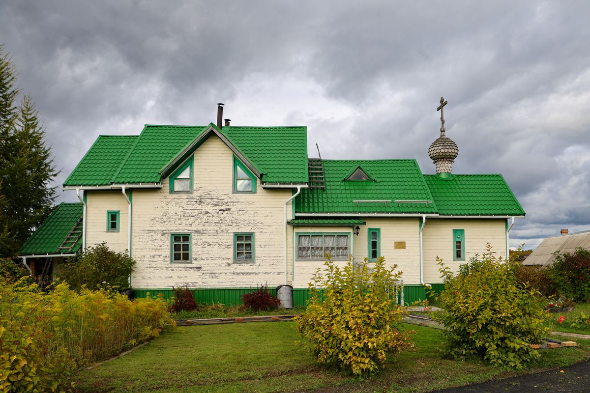 Иоанно-Богословский монастырь. Домовая церковь Николая Чудотворца, Ершовка (Приморский район, Архангельская область). фасады