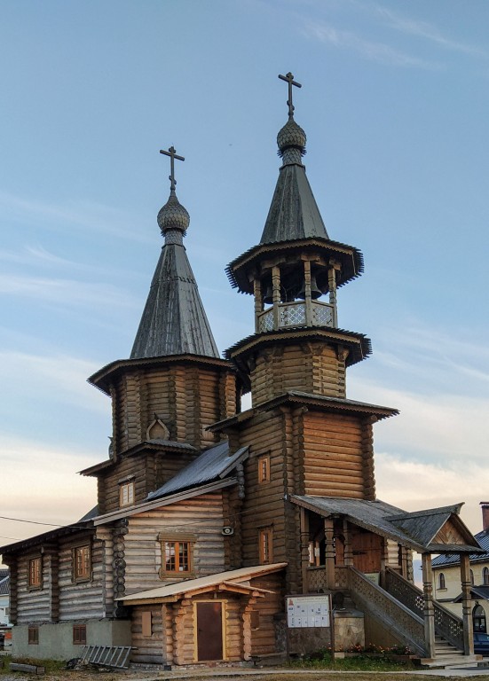 Церковь Александра Невского на подворье Артемиево-Веркольского монастыря, Архангельск (Архангельск, город, Архангельская область). фасады
