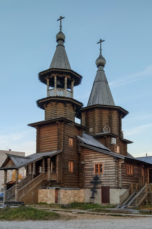 Церковь Александра Невского на подворье Артемиево-Веркольского монастыря, Архангельск (Архангельск, город, Архангельская область). фасады