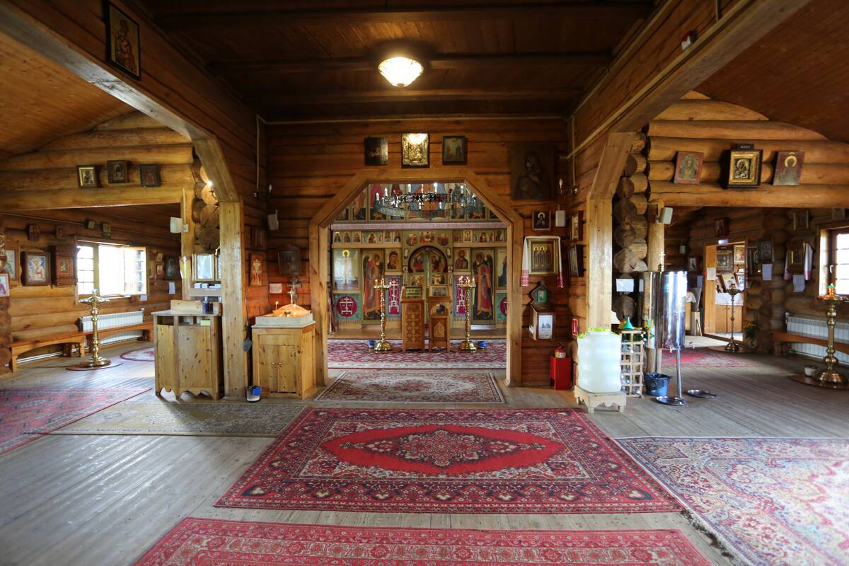 Церковь Александра Невского на подворье Артемиево-Веркольского монастыря, Архангельск (Архангельск, город, Архангельская область). интерьер и убранство