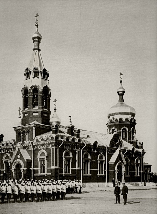 Церковь Анастасии Узорешительницы 148-го пехотного Каспийского полка, Петергоф (Санкт-Петербург, Петродворцовый район, г. Санкт-Петербург). архивная фотография, фото с сайта http://humus.livejournal.com