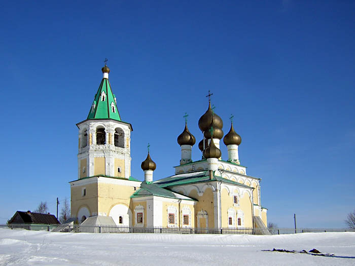 Церковь Воскресения Христова, Хетка (Верхние Матигоры) (Холмогорский район, Архангельская область). фасады