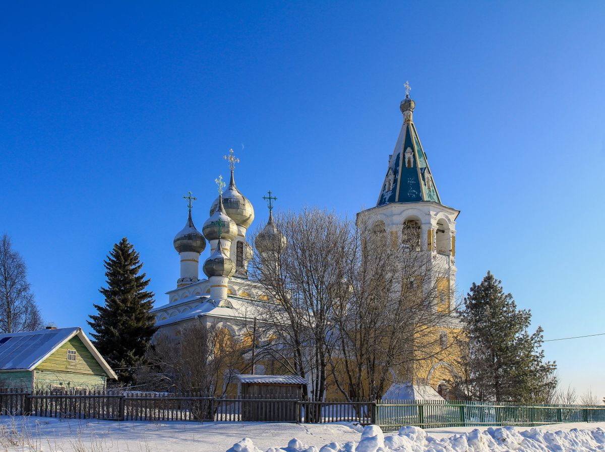Церковь Воскресения Христова, Хетка (Верхние Матигоры) (Холмогорский район, Архангельская область). фасады