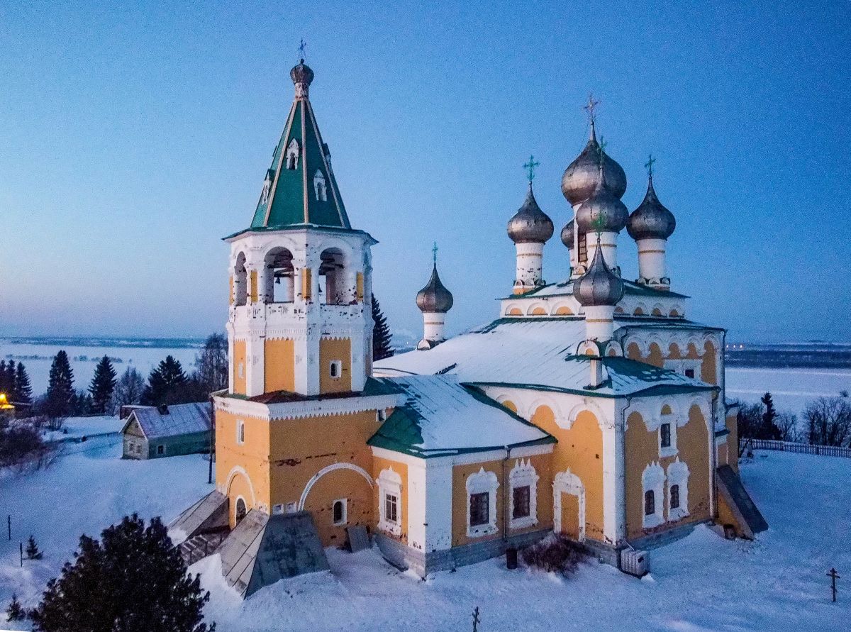 Церковь Воскресения Христова, Хетка (Верхние Матигоры) (Холмогорский район, Архангельская область). фасады