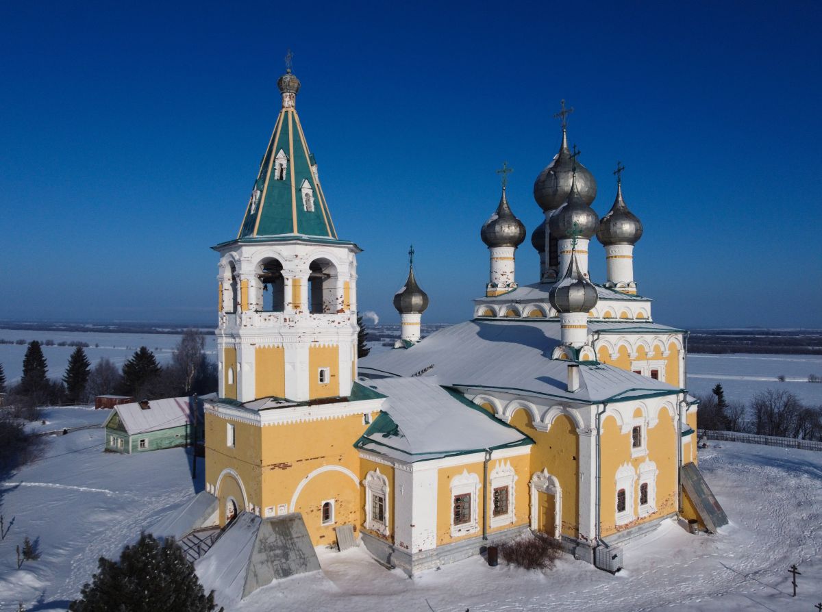 Церковь Воскресения Христова, Хетка (Верхние Матигоры) (Холмогорский район, Архангельская область). фасады