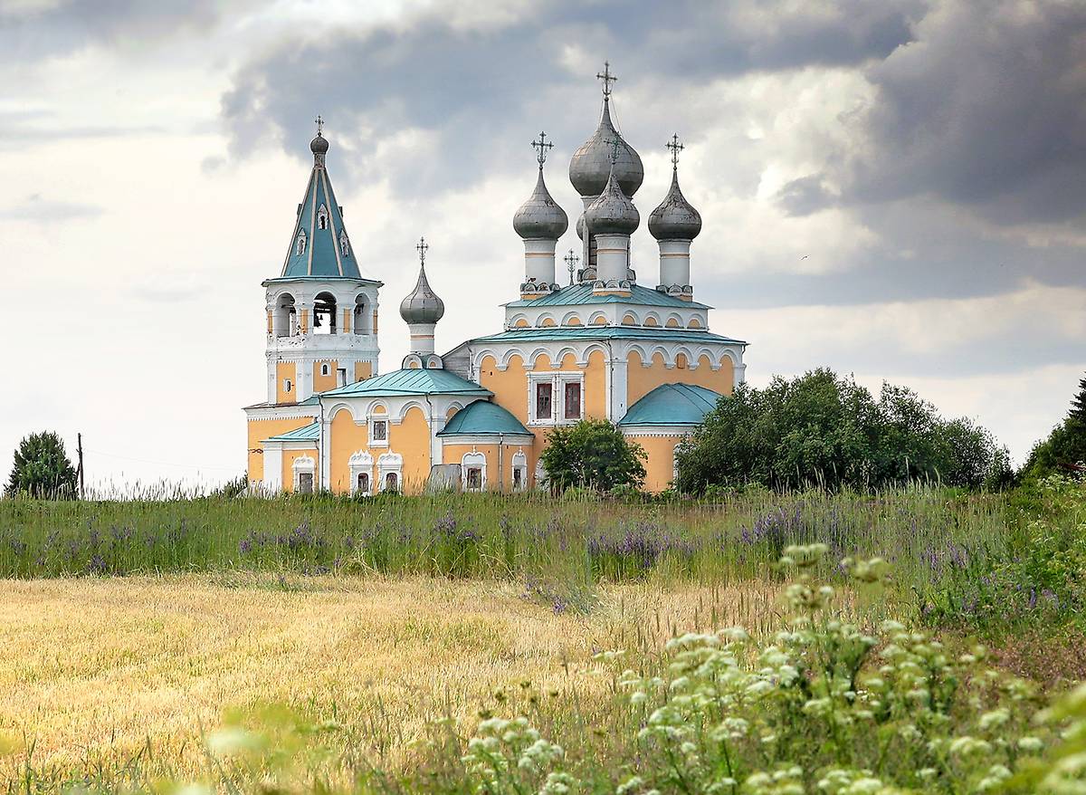 фасады. Церковь Воскресения Христова, Хетка (Верхние Матигоры) (Холмогорский район, Архангельская область)