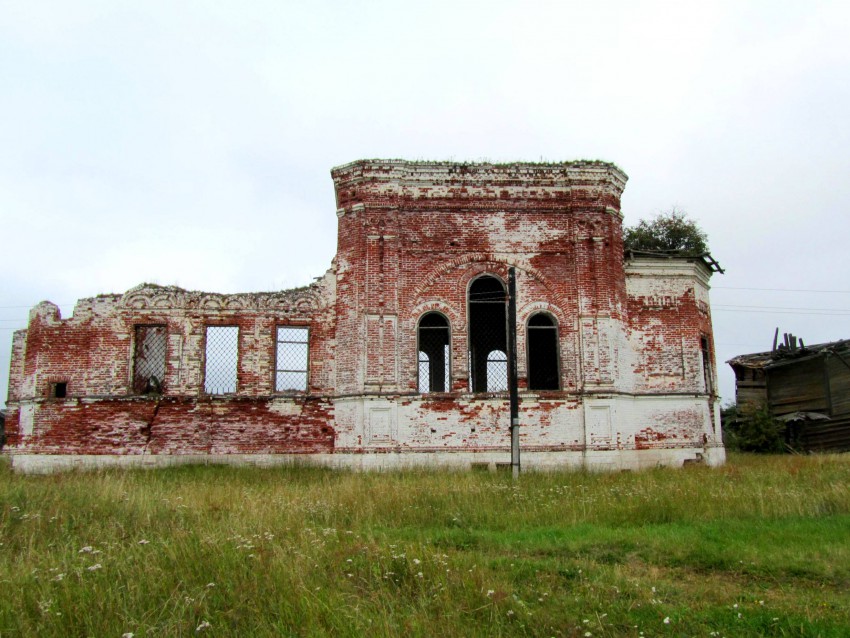 Церковь Николая Чудотворца, Погост (Ратонаволок) (Холмогорский район, Архангельская область). фасады, южный фасад