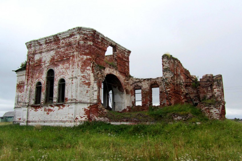 Церковь Николая Чудотворца, Погост (Ратонаволок) (Холмогорский район, Архангельская область). фасады, северный фасад