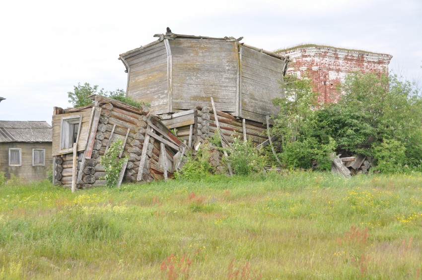 Погост (Ратонаволок). Церковь Николая Чудотворца (деревянная). фасады