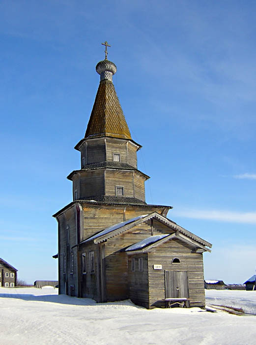Церковь Петра и Павла, Погост (Ратонаволок) (Холмогорский район, Архангельская область). фасады